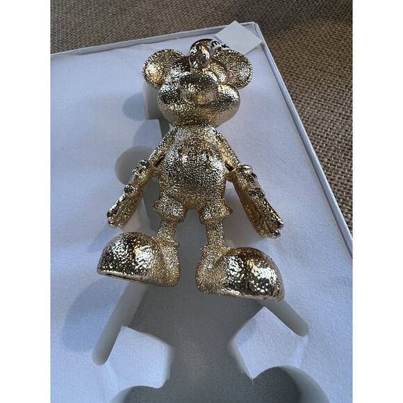 Disney X Baublebar Gold Mickey Mouse Bag Charm Keychain -Rare/HTF - Picture 7 of 8